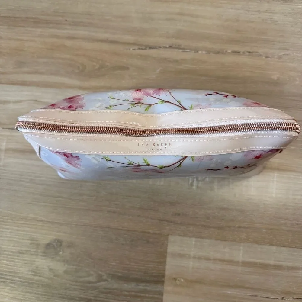 New Ted Baker Jilli Oriental Blossom Travel Wash Bag Cherry Blossom Print Luxury